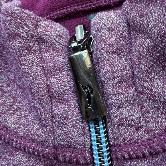 Tommy Bahama Sweater Mens Large Maroon 1/4 Zip Reversible Knit Pullover Golf - Picture 3 of 12